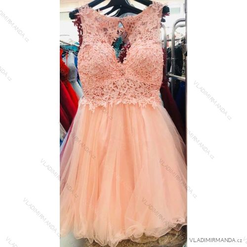 Šaty elegantní krátké plesové dámské (UNI S/M) ITALSKÁ MÓDA IMM20462