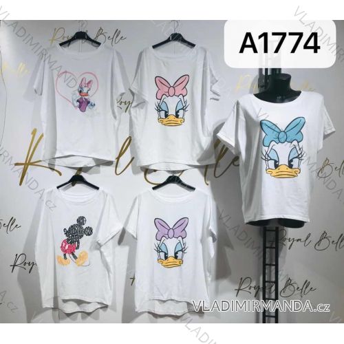 Women's short sleeve t-shirt (UNI S-M) ITALIAN FASHION IMM20305