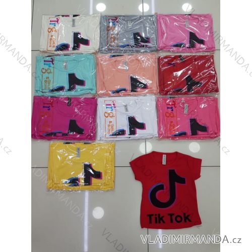 Kids' Short Sleeve T-Shirt (128-152) Turkish MODA TVB20010