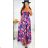 Sommerliches trägerloses Sommerkleid für Damen (UNI S-M) ITALIAN FASHION IMM20304