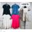 Kleid mit 3/4 Ärmeltasche für Damen (uni sl) ITALIAN Fashion IM3181746