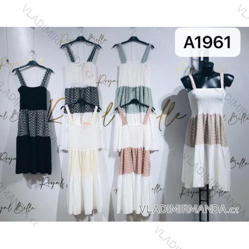 Dress with 3/4-sleeve ladies pocket (uni sl) ITALIAN Fashion IM3181746