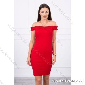 Spanisches Kleid mit Rüschen rot