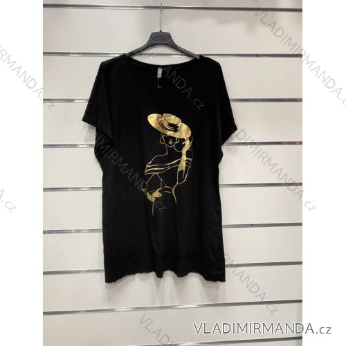 Tričko krátký rukáv dámské (UNI S/L) ITALSKÁ MÓDA IMK20124