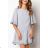 Kleid mit 3/4 Ärmeltasche für Damen (uni sl) ITALIAN Fashion IM3181746