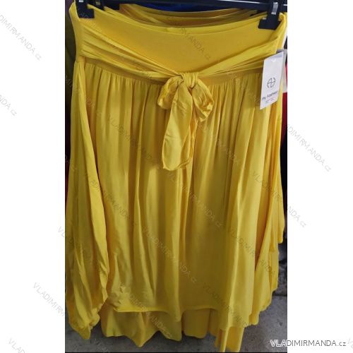 Rock Sommer lange Damen (uni sl) ITALIENISCHE Mode IM718163