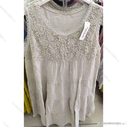 Summer dresses on women's shoulder straps oversized (uni xl-3xl) ITALIAN FASHION IM719805