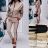 Set of long sweatpants and long sleeve sweatshirt for women (UNI S / L) TURKISH FASHION IMK20148