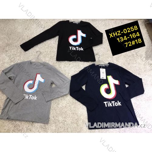 Tričko dlouhý rukáv dorost tik tok chlapecké (134-164) ACTIVE SPORT ACT20XHZ-0258/D