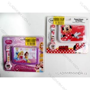 Dívčí set peněženka a hodinky princess princezny WD10449