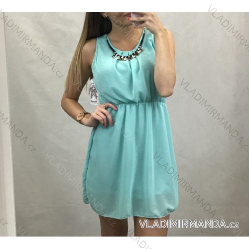 Dress with necklace on straps women (uni s / m) ITALIAN FASHION IM920210