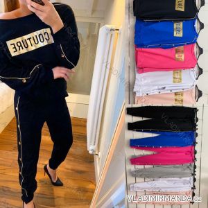 Set of long sweatpants and long sleeve sweatshirt for women (UNI S / L) TURKISH FASHION IMK20148