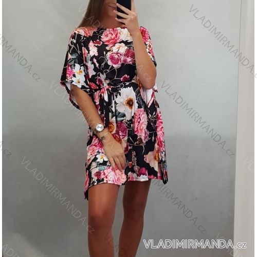 Women's floral summer dress (UNI S / M) ITALIAN FASHION IMM20801