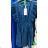 Denim short sleeve dress women (UNI S / M) ITALIAN FASHION IM920010