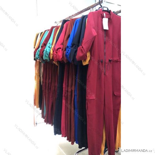 Kleid mit 3/4 Ärmeltasche für Damen (uni sl) ITALIAN Fashion IM3181746