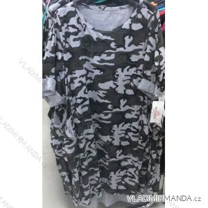 Bluse 3/4 Ärmel mit Knöpfen (uni sl) ITALIENISCHE Mode IMM20206