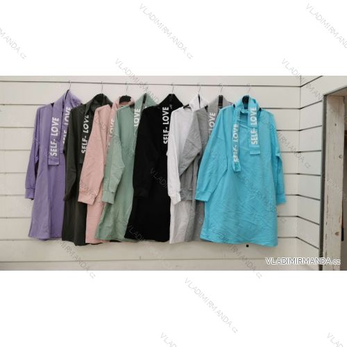 Blouse long sleeve with ruffles women (UNI S / L) ITALIAN FASHION IMK20159