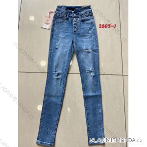 Rifle jeans dlouhé trhané dámské (XS-XL) RE-DRESS MA5202605-1