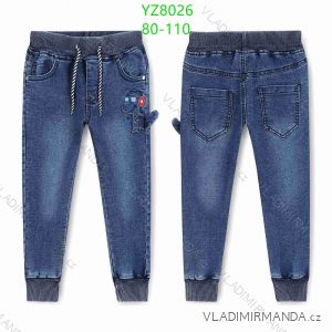 Rifle jeans dlouhé kojenecké dětské chlapecké (80-110) KUGO YZ8026