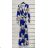 Summer long sleeve flowered women's dress (UNI S / L) ITALIAN FASHION IMK20150