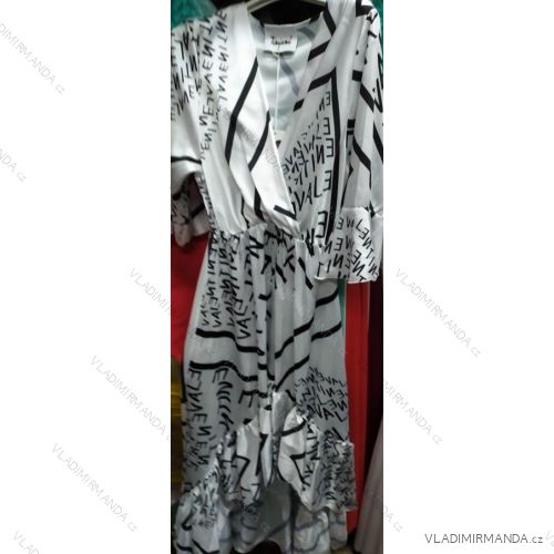 Kurzarmkleid Frauen (uni s / m) ITALIAN FASHION IM920067
