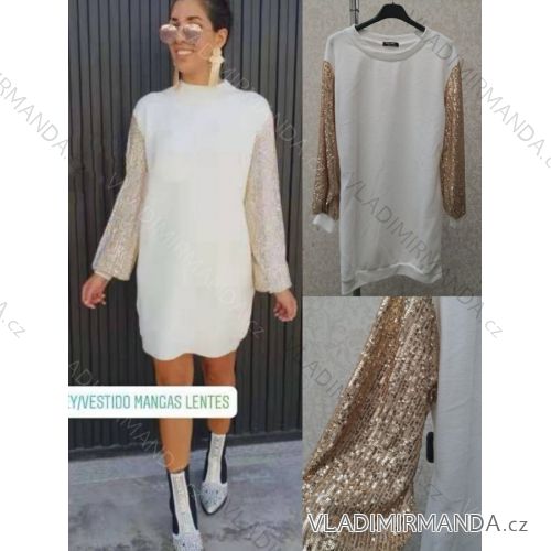 Blouse long sleeve with ruffles women (UNI S / L) ITALIAN FASHION IMK20159