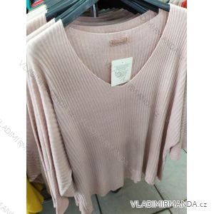 Tričko tenký svetr dlouhý rukáv dámská (uni s-l) ITALSKá MóDA IM720222