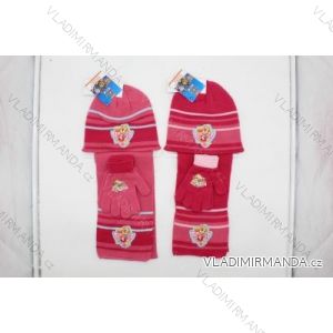 Set čepice, šála, rukavice paw patrol dětský dívčí (ONE SIZE) SETINO 780-726