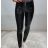 Kalhoty dlouhé lesklé dámské (uni S/M, uni L/XL) Turecká móda TM920107