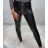 Kalhoty dlouhé lesklé dámské (uni S/M, uni L/XL) Turecká móda TM920107