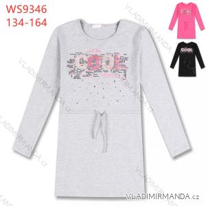 Šaty dlouhý rukáv dorost dívčí (134-164) KUGO WS9346