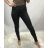 Kalhoty koženkové zateplené dlouhé dámské (XS-XL) gourd jeans MA620gd6521