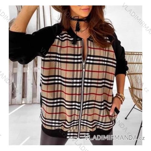 Blouse long sleeve with ruffles women (UNI S / L) ITALIAN FASHION IMK20159
