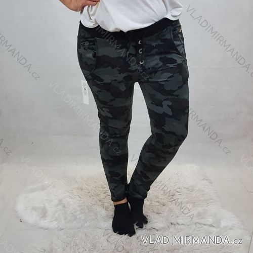 Tepláky dlouhé s nápisem dámské (UNI S/L) ITALSKÁ MÓDA IMC20134