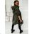 Jacke Winterjacke mit Kapuze und Fell Damen Übergröße (46-54) POLISH FASHION BLI19YP-18057-12