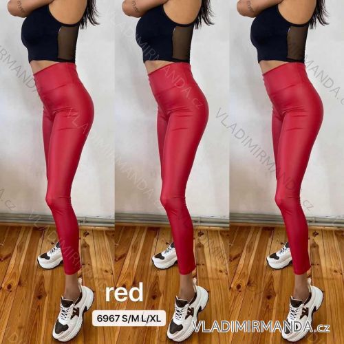 Leggings pants leatherette with zip (xs-m) Italian Fashion LML20003