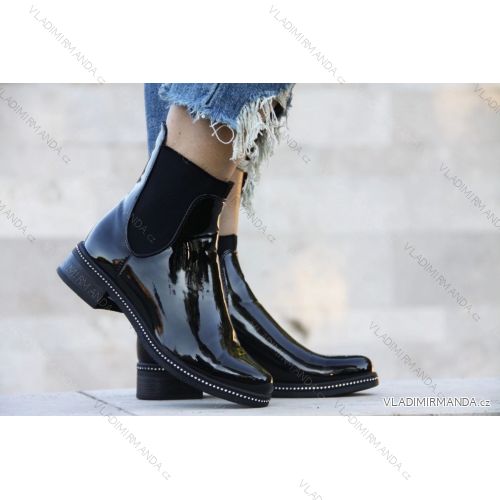Kožačky nízké nadkotníkové dámské (36-41) WSHOES OBUV OB220579