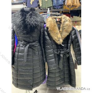 Bunda/kabát zimní dámská s kožíškem (S-L) SWEST SWW20013