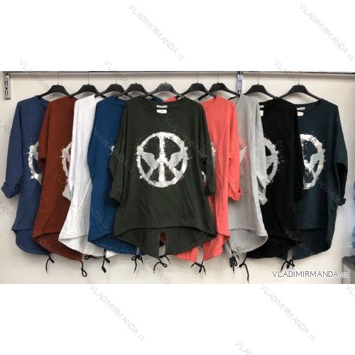 Tunika dlouhý rukáv dámská (UNI S/L) ITALSKÁ MÓDA IMWA20034