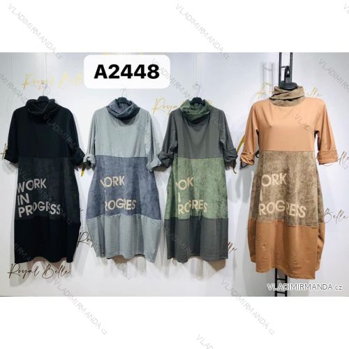 Dress with 3/4-sleeve ladies pocket (uni sl) ITALIAN Fashion IM3181746