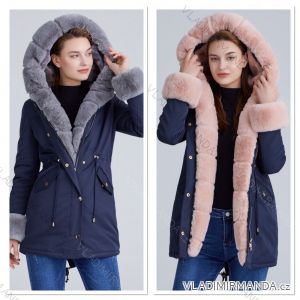 Bunda/kabát zimní s kožíškem dámská (XS-XL) SWEST SWW20036