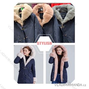 Bunda/kabát zimní s kožíškem dámská (XS-XL) SWEST SWW20037
