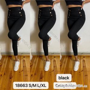 Kalhoty/legíny elegantní dlouhé zateplené dámské (S-XL) TURECKÁ MÓDA TMWL20626