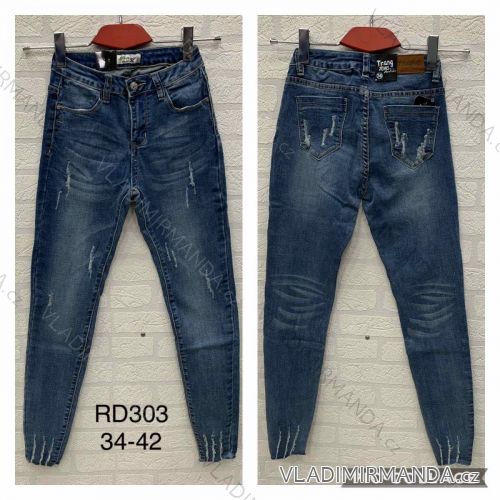 Jeans pants leatherette with zip (xs-m) JEANS JWA20053