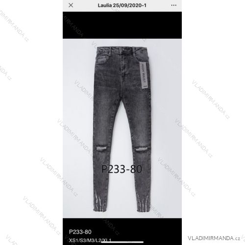 Jenas Hose Kunstleder mit Reißverschluss (XS-XL) LAULIA JWA20088