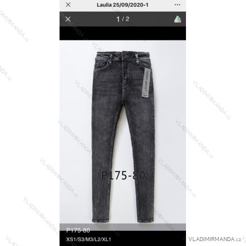 Rifle jeans vysoký pas dlouhé dámské (XS-XL) LAULIA JWA20102