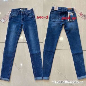 Rifle jeans push up dlouhé dámské (34-42) RE-DRESS JWA20112