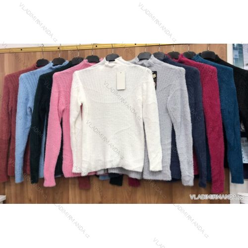 Svetr dlouhý rukáv dámský (UNI S/L) ITALSKÁ MÓDA IMWA20689