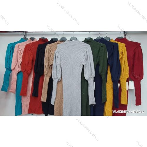 Lässiges Kurzarmkleid (UNI S-L) ITALIENISCHE MODE IMD20328