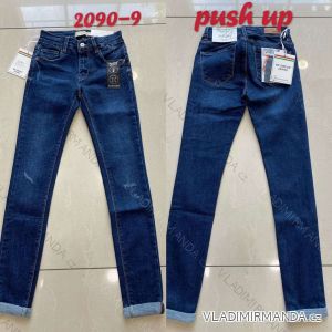Rifle jeans push up dlouhé dámské (34-42) RE-DRESS JWA20116